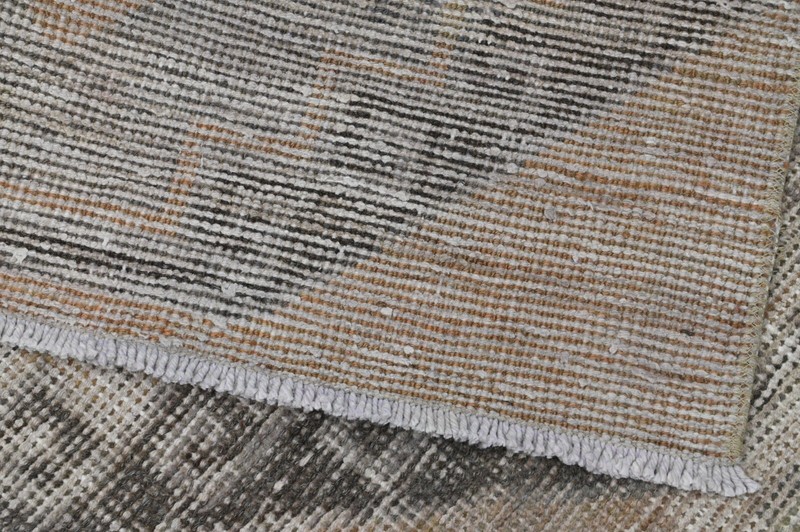 Vintage Turkish Runner Rug 2x13ft Wool Anatolian Handmade Hallway Oushak ORANGE gallery