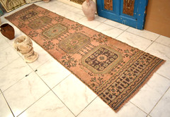Turkish Rug 31” x 135” Vintage Anatolian Runner Rug Hallway Corridor Area Rug