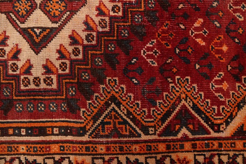 Vintage Geometric Area Rug 5'3" x 9'10" Traditional Hand-Knotted Wool Carpet gallery