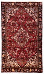 Vintage Traditional Hand-Knotted Area Rug 4’9″ x 8’4″ Oriental Wool Carpet