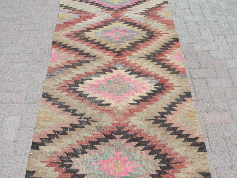 3x10 Turkish Kilim Rug Runner – Handmade Runner Rugs for Hallway gallery