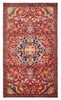 Vintage Hand-Knotted Area Rug 5'4" x 9'6" Traditional Oriental Wool Carpet gallery