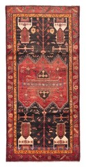 Traditional Vintage Hand-Knotted Area Rug 4’6″ x 9’5″ Oriental Wool Carpet