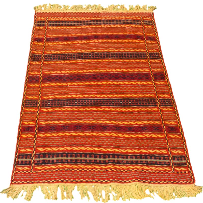Vintage 3'4" x 4'9" Traditional Wool Hand Woven Oriental Area Rug gallery