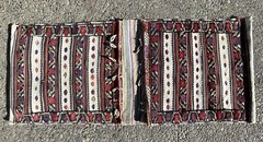 Semi-Antique Caucasian-Shirvan Khorjin complete saddle bags (2′ x 4’5″)