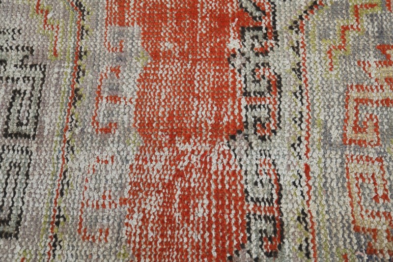 Oushak Runner Rugs Turkish Hand-Knotted Hallway Carpet Vintage Rug 3x11 ft,181 gallery