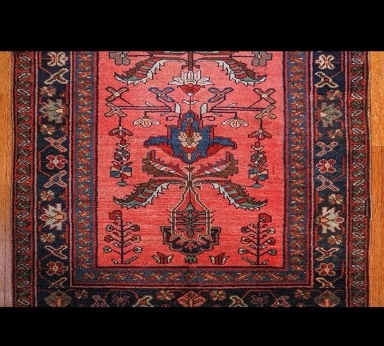 Antique Rich Colors Carpet Area Rug 4'4" x 6'7" Watermelon Kurdish gallery