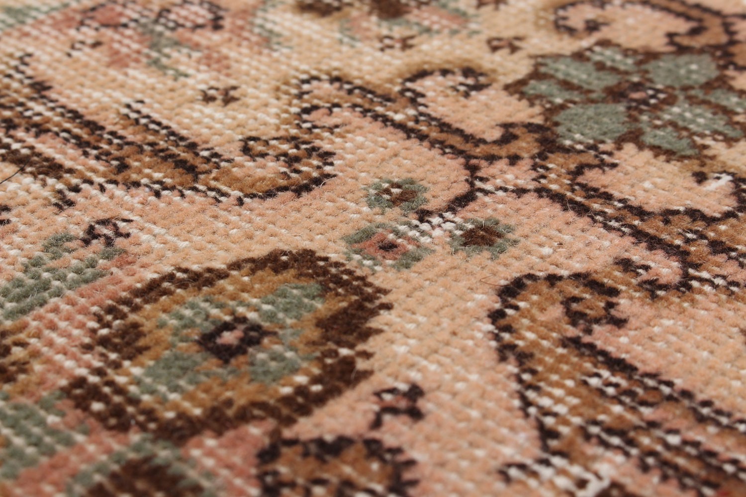 Vintage Traditional Hand-Knotted Area Rug 3'10" x 6'8" Oriental Wool Carpet gallery