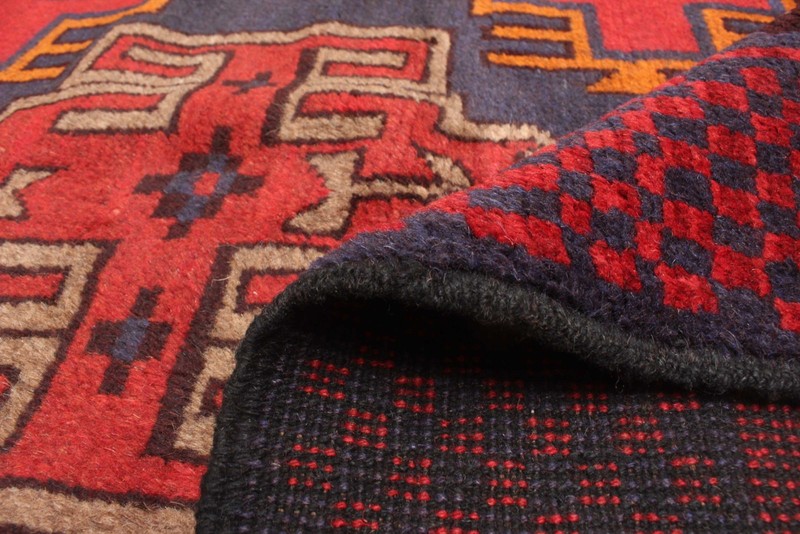 Vintage 3'7" x 6'0" Traditional Hand Knotted Vegetable Dye Wool Area Rug gallery