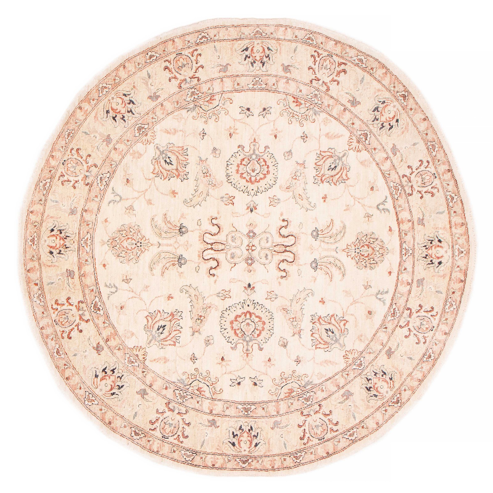 Traditional Vintage Hand-Knotted Area Rug 7'0" x 7'0" Oriental Wool Carpet gallery