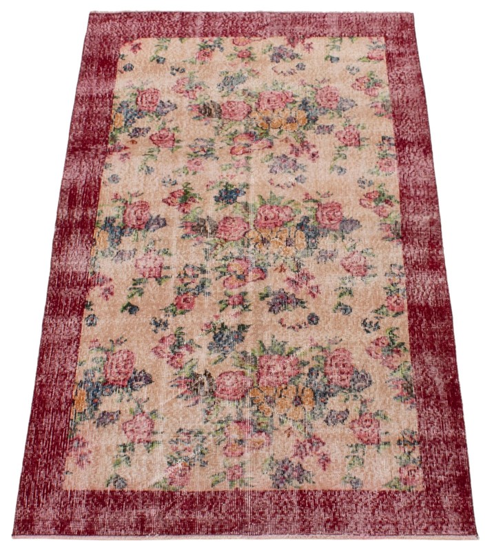 Vintage Hand-Knotted Area Rug 3'9" x 6'6" Traditional Wool Carpet gallery
