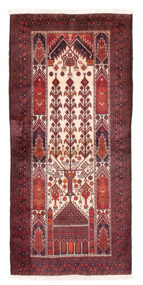 Traditional Vintage Hand-Knotted Area Rug 3'4" x 6'7" Oriental Wool Carpet