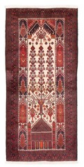 Traditional Vintage Hand-Knotted Area Rug 3’4″ x 6’7″ Oriental Wool Carpet