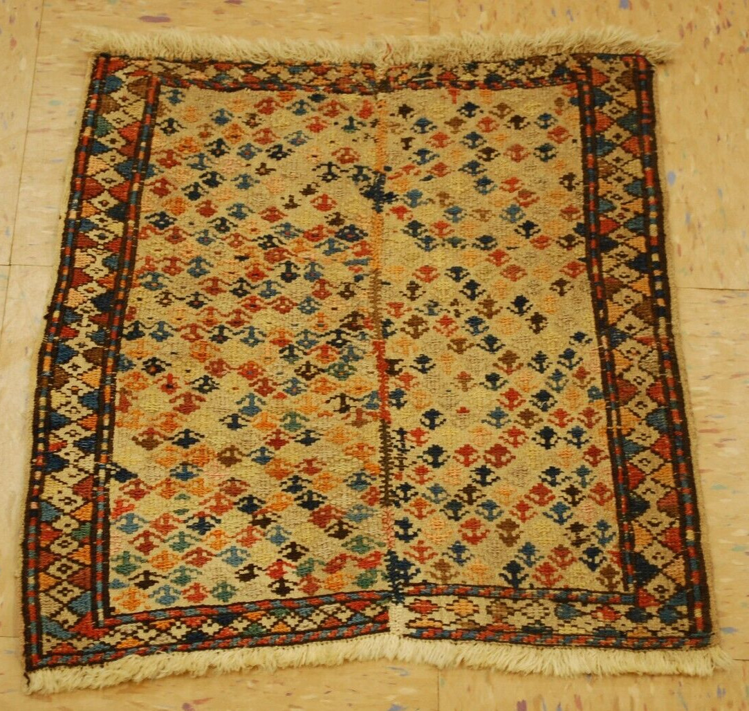 Early/Mid 19th C Shahsevan Khorjin bag Face, Transcaucasus ,IN SIZE 1'6" X 1'9" gallery