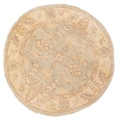 Traditional Vintage Hand-Knotted Carpet 2’11” x 2’11” Wool Area Rug