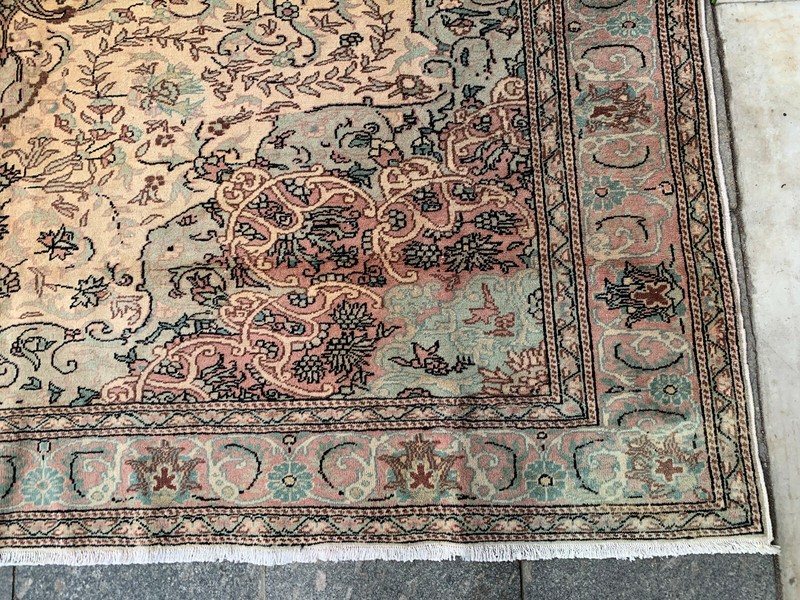 8'3'' x 12'' Faded Handmade Village Rug Organic Rug Natural Carpet.SKU:K1463 gallery