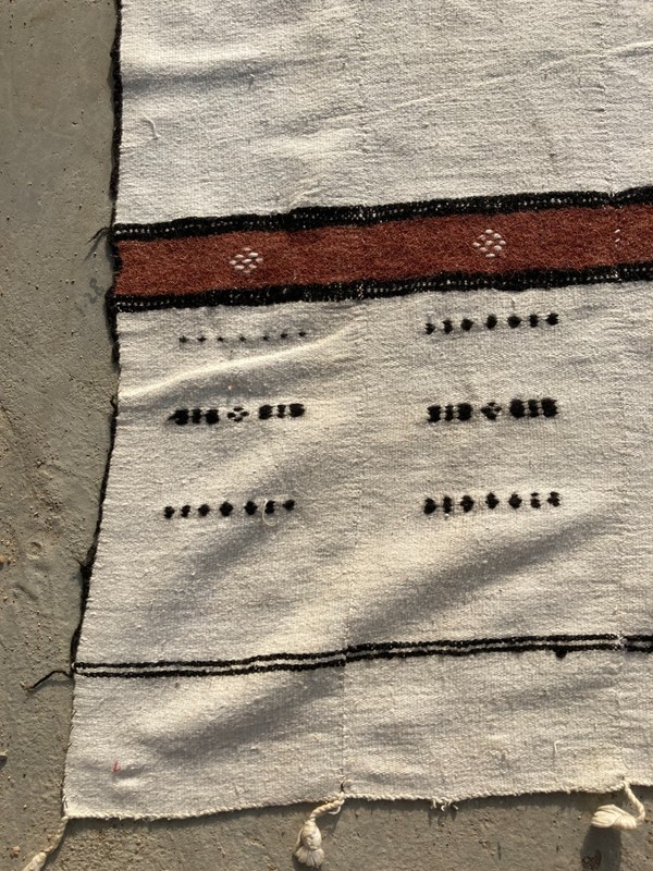 Vintage Handmade Traditional Beautiful African Kilim Floor Rug Carpet 210x108 cm gallery