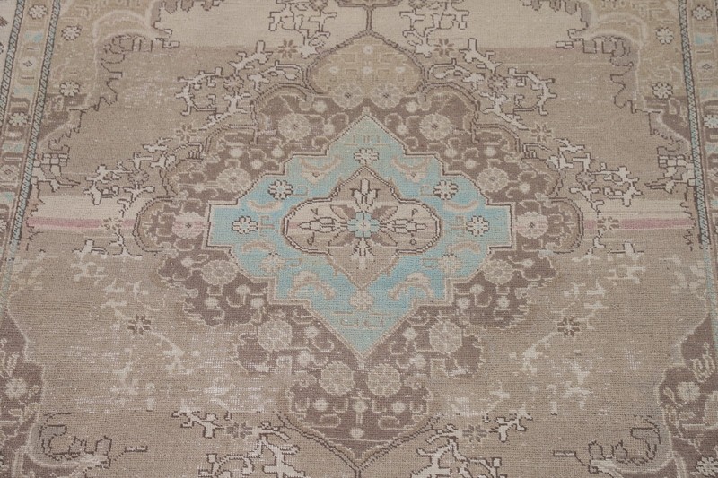 Light Brown Classic Area Rug 6x10 Home Decor Living Room Medallion Wool Carpet gallery