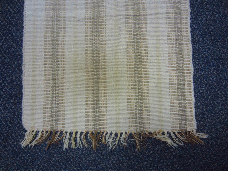 Hand Loom Cloth Rug-Light Brown Color-Vintage gallery