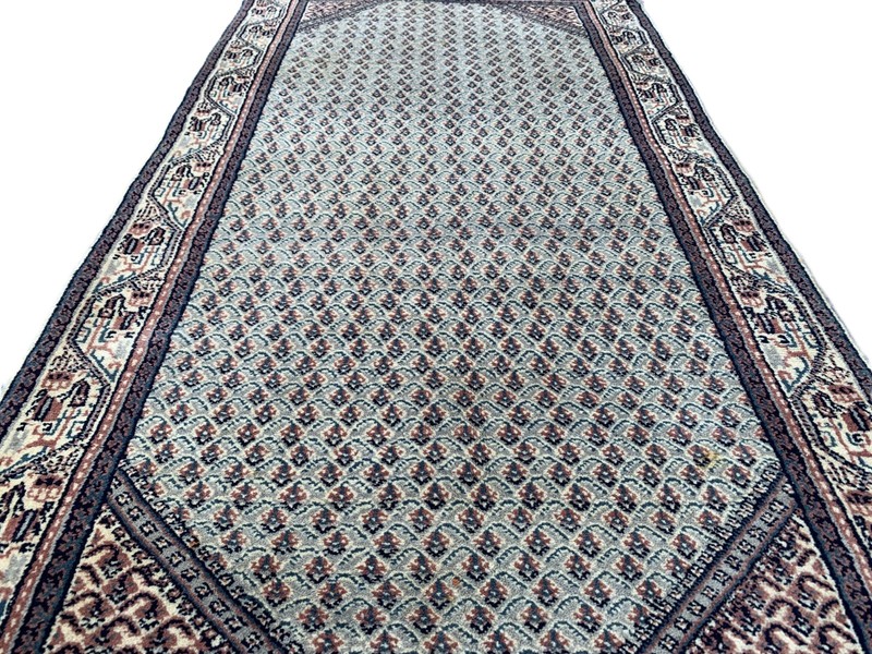 Amazing Hand Knotted Vintage Badam Gul Wool Area Rug 4.5 x 2.5 Ft gallery