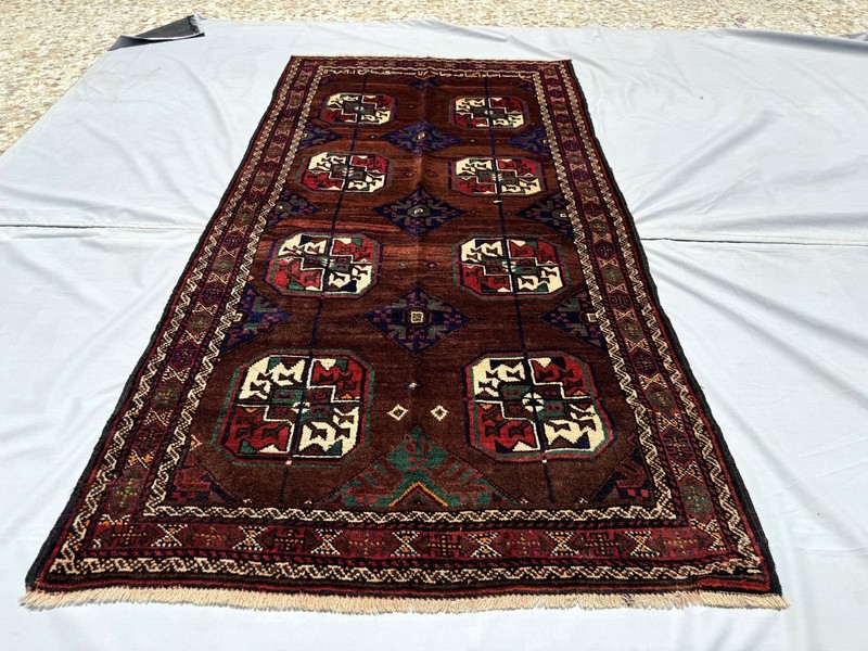 3x6 Ft Afghan Tribal Hand Knotted Vintage Wool Rug Oriental Turkmen Area Carpet gallery