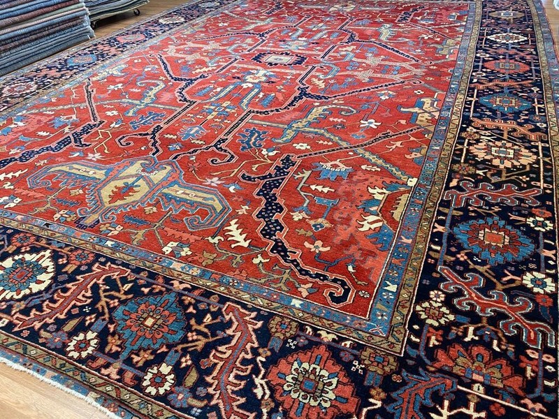 Beautiful Bakhshayesh - 1890s Antique Oriental Rug - Tribal Carpet - 13.6 x 18.8 gallery
