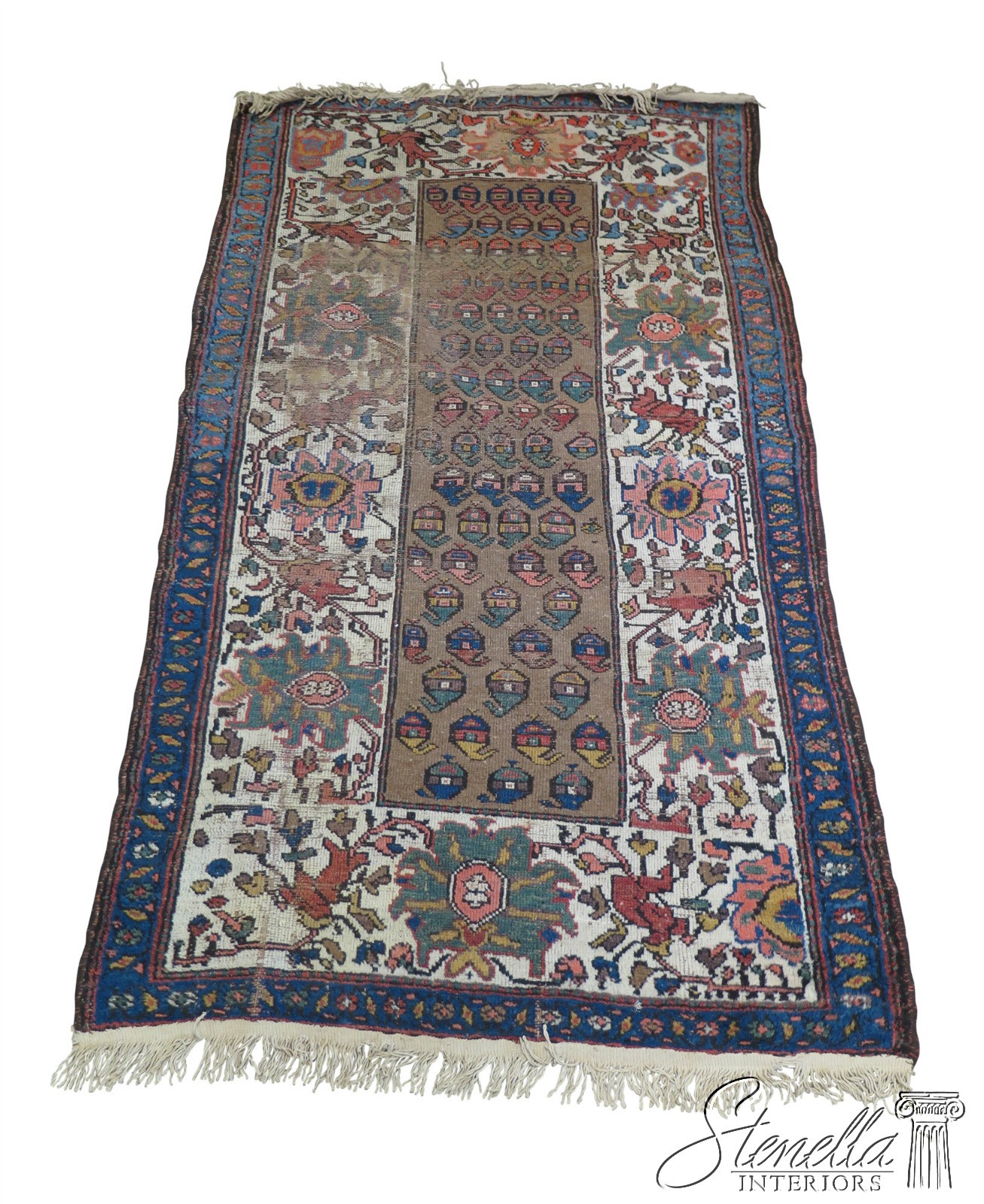 LF47068: Vintage Approx. 4x6 Area Throw Rug gallery
