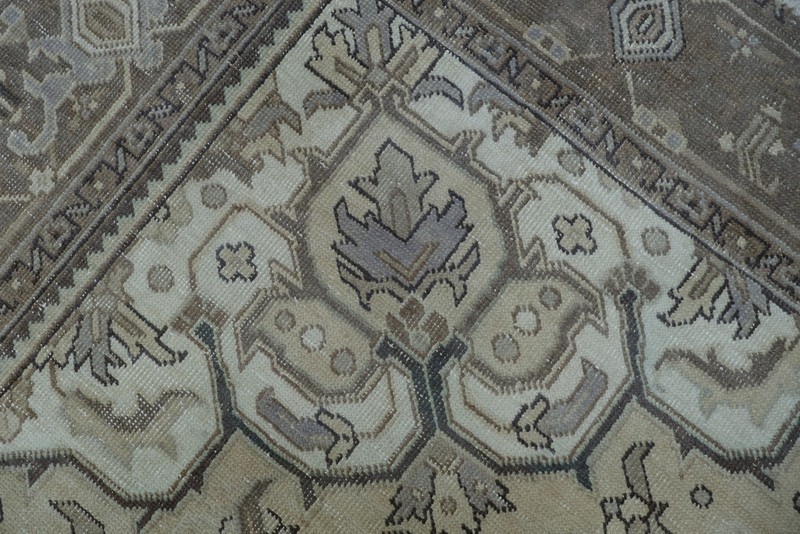 Vintage Geometric Muted Area Rug 8x11 Ft Handmade Traditional Wool Carpet gallery