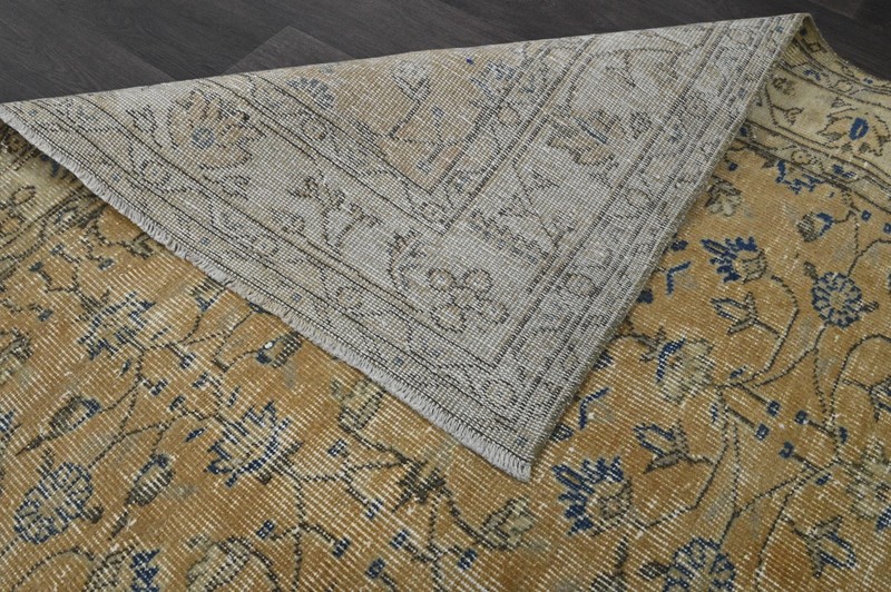 Oushak Turkish Vintage Rug 5x8 Kilim Rug Anatolian Handmade Boho Decor BROWN gallery