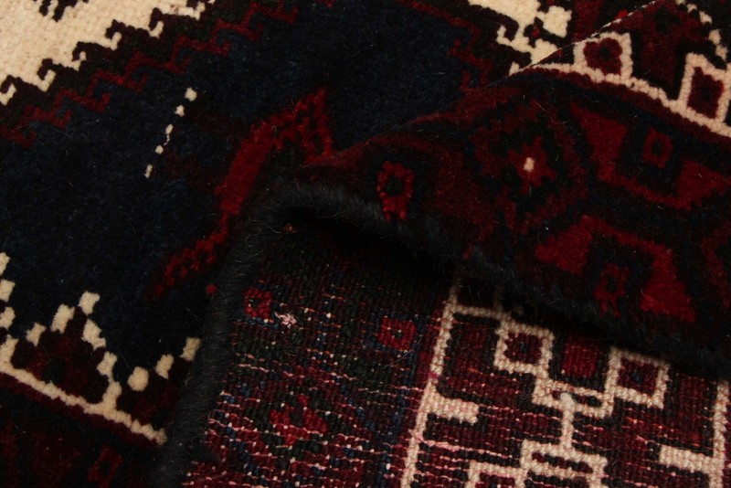 Vintage 3'2" x 4'9" Traditional Hand Knotted Vegetable Dye Wool Area Rug gallery