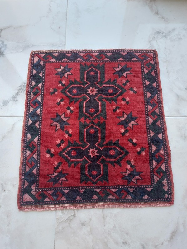 Antique Red Green Rug Home Decor Cushion Rug Handmade Rug Carpet Beautiful Rug gallery
