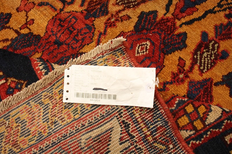 Antique PersianHeriz Bachtiar | 10'4 x 17'7" Hand-Knotted Wool Area Rug | Rare gallery