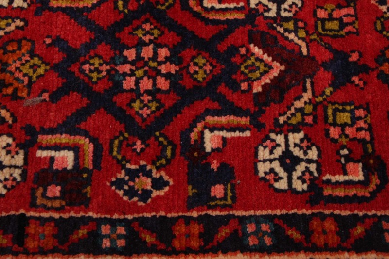 Vintage 3'7" x 5'1" Traditional Hand Knotted Vegetable Dye Wool Area Rug gallery