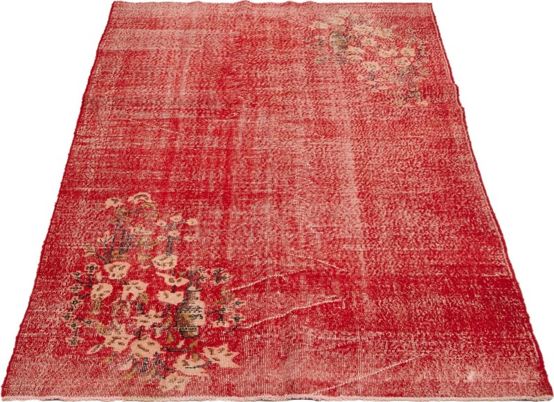 Traditional Vintage Hand-Knotted Area Rug 5'2" x 8'4" Oriental Wool Carpet gallery