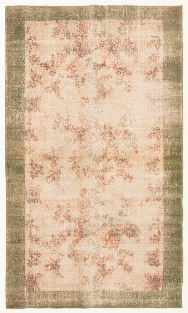 Vintage Traditional Hand-Knotted Area Rug 3'10" x 6'9" Oriental Wool Carpet