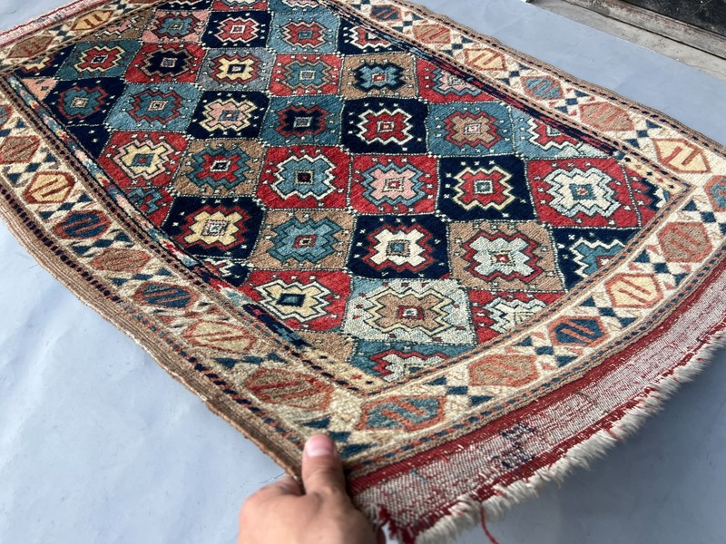 COLLECTORS' ITEM Stunning Natural Vegetable Dye Super Fine Quality Shirvan Rug gallery
