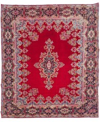Genuine Hand Knotted Antique Tribal Qirmoun Wool Area Rug 14 x 11 Ft