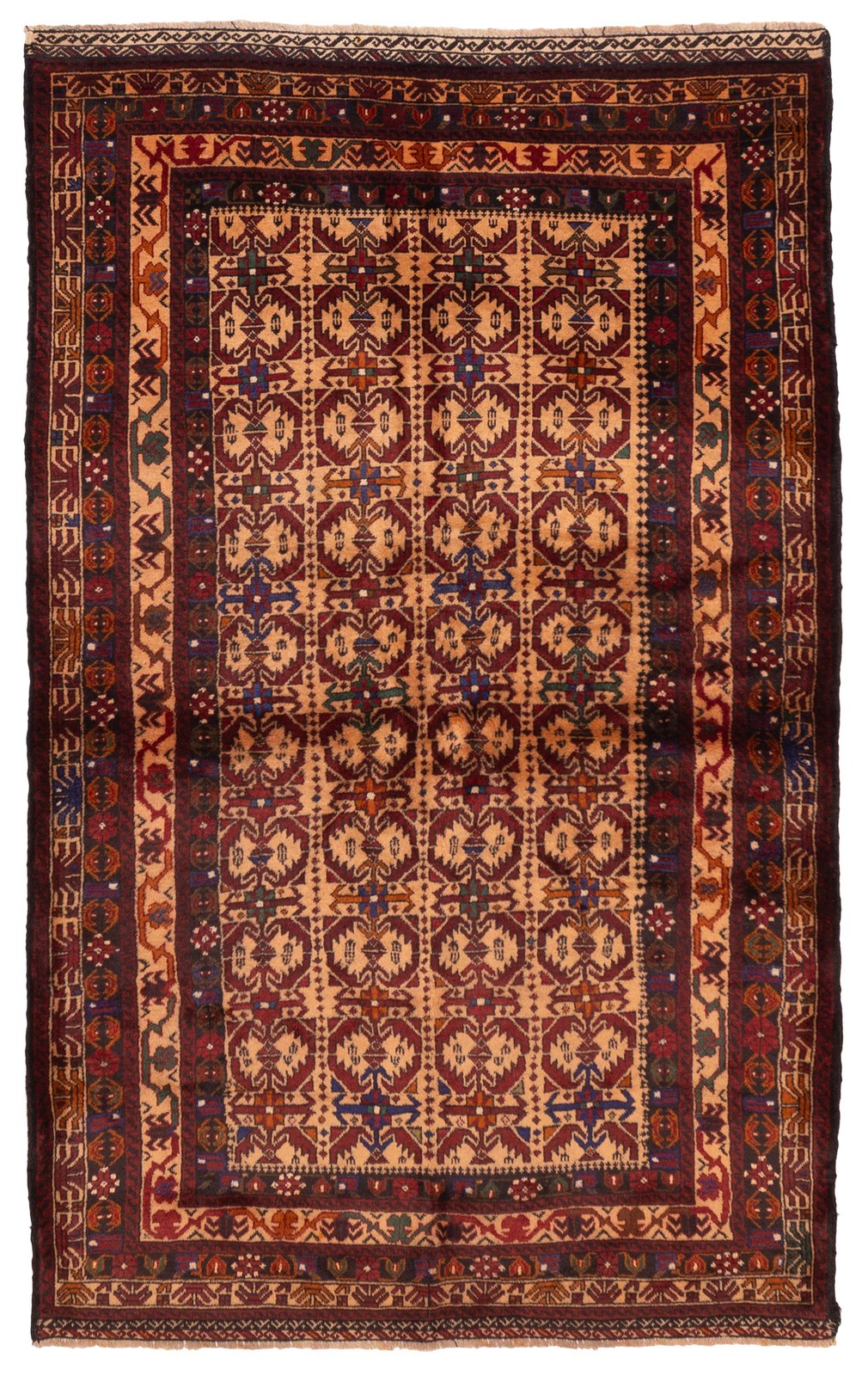 Traditional Vintage Hand-Knotted Area Rug 4'0" x 6'9" Oriental Wool Carpet gallery