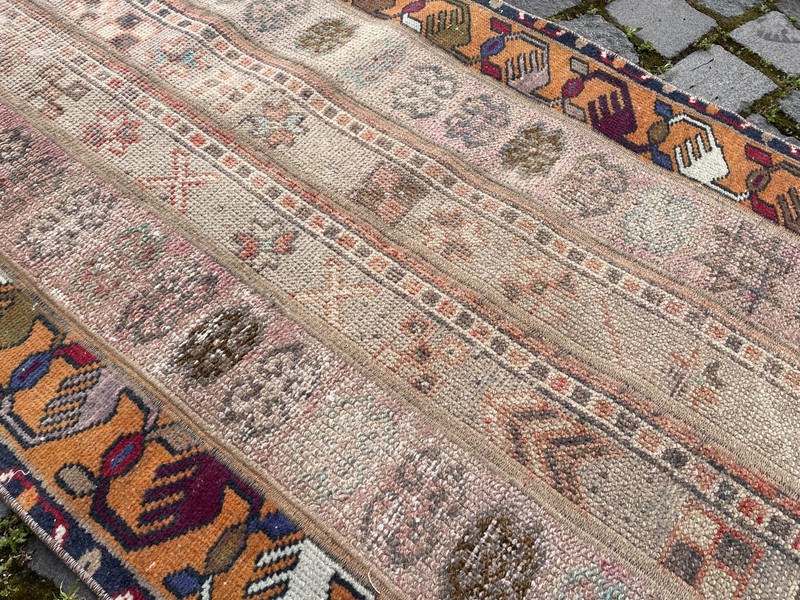 Home Decor Rug, Turkish Vintage Rug, Boho Decor Rug, 2,4 x 4,6 ft gallery