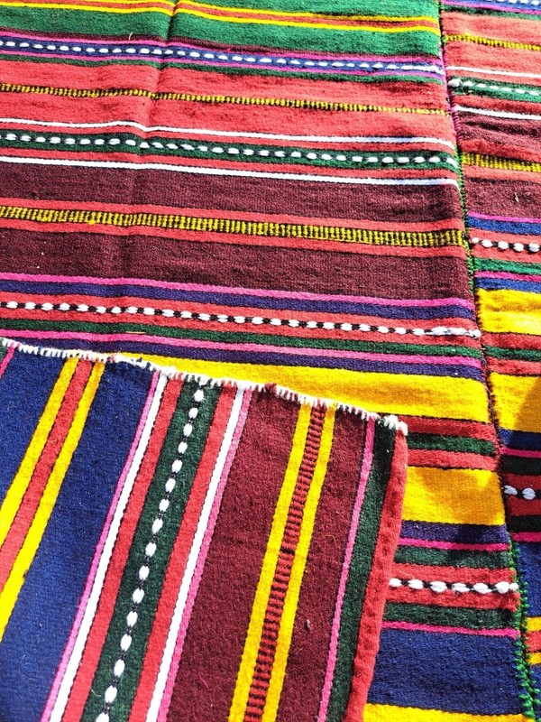 Handmade Western Anatolian Kilim Rug from Turkey - 189 cm x 141 cm gallery