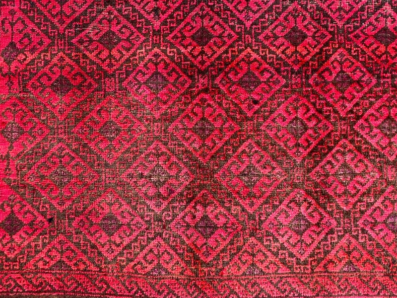155 X 230 cm Vintage Natural Vegetable Dye Jamshiri Nomad Maldari Belouch Carpe gallery
