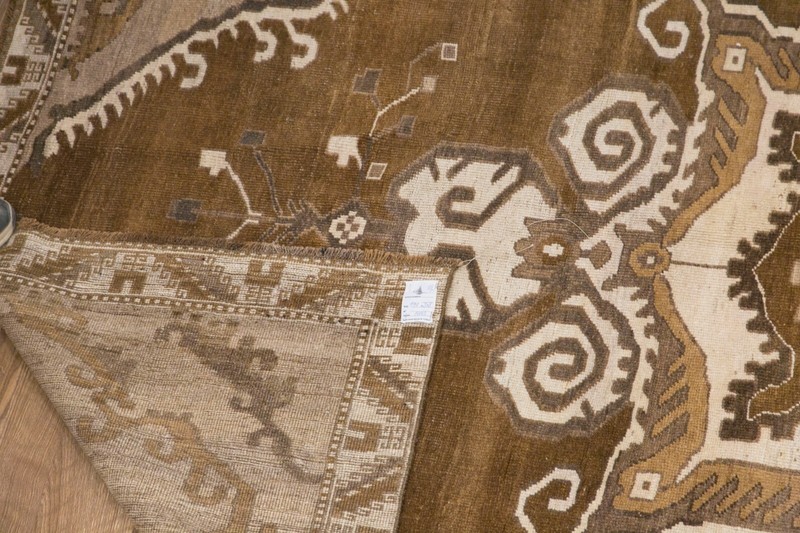 Area Rug, Turkish Rug, Vintage Rug, 6'4 x 10'1 feet, Kars Rug,Oriental Brown Rug gallery