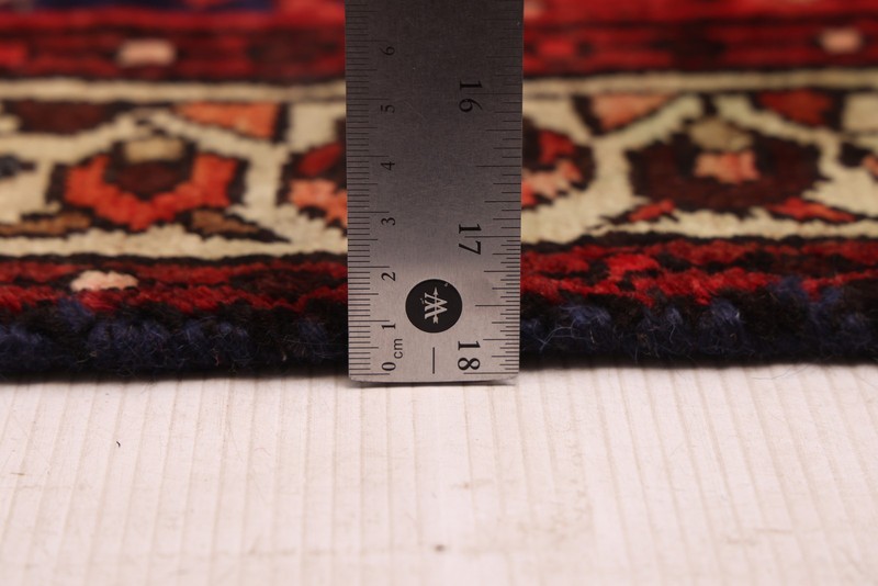 3'4" x 9'10" Vintage Hand-knotted Runner Rug Traditional Oriental Wool Carpet gallery