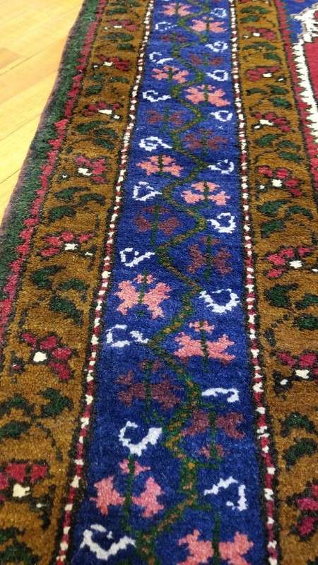 Vintage 1950-1960s Turkish Tribal Rug 4'5"×7'" gallery