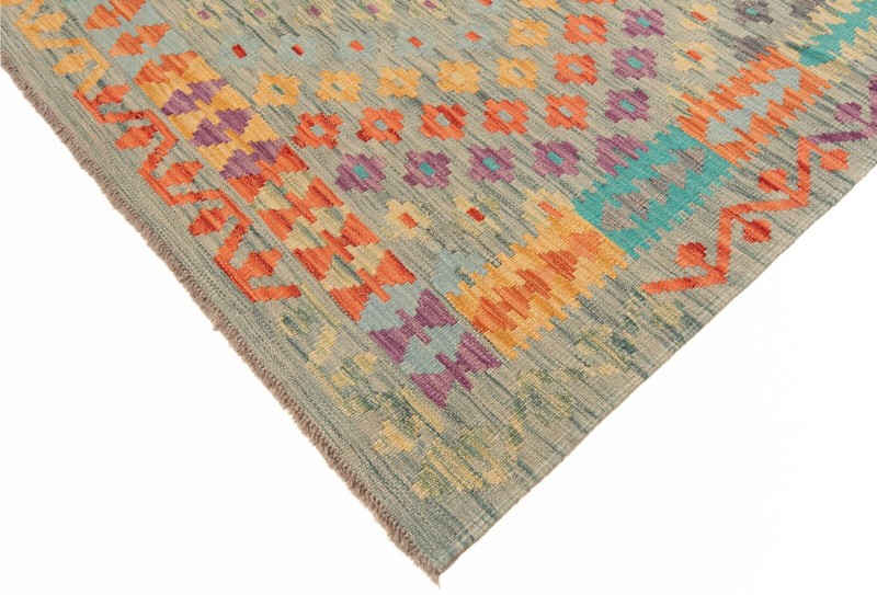 Kelim Afghan 202 X 194 Cm Handwoven Oriental Carpet Rug gallery