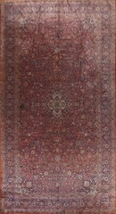 Medallion Palace Size Antique Rug 11×21 Vegetable Dye Hand-made Classic Carpet