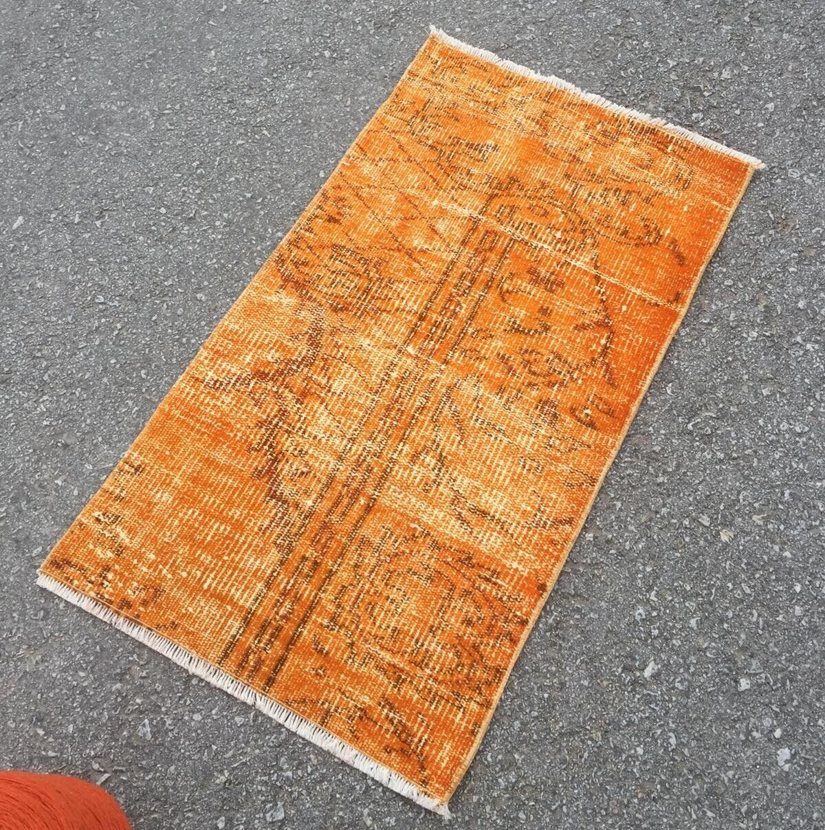 Antique Rug, 1.7x3.2 ft Rug, Entryway Decor, Vintage Area Rug, Door Mat,Bath Mat gallery