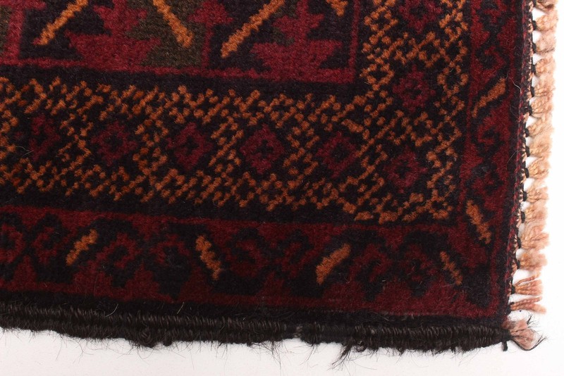 Vintage Hand-Knotted Area Rug 2'11" x 4'7" Traditional Oriental Wool Carpet gallery