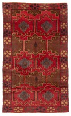 Traditional Vintage Hand-Knotted Area Rug 3’6″ x 6’0″ Oriental Wool Carpet