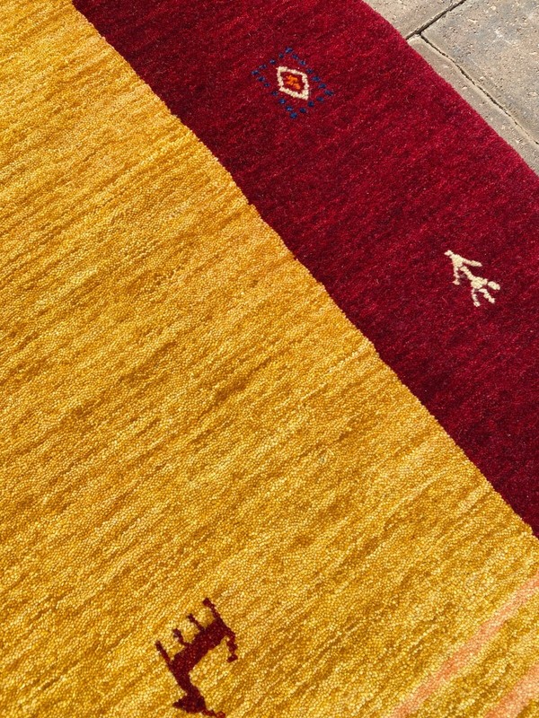 Fine Quality Handmade Nepalese Tibetan Area Rug 5'x8' Natural Dyes Wool Modern gallery